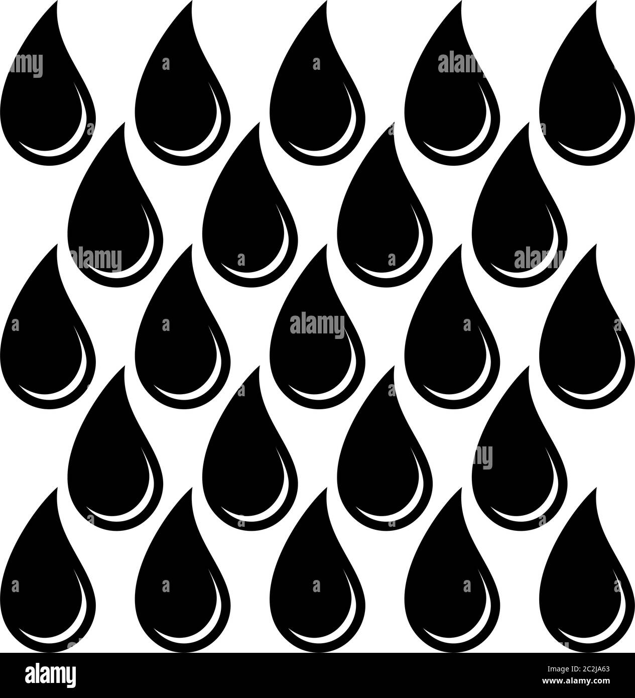 Drop Icon Pattern Design Vector Art Illustration Stock Vector Image ...
