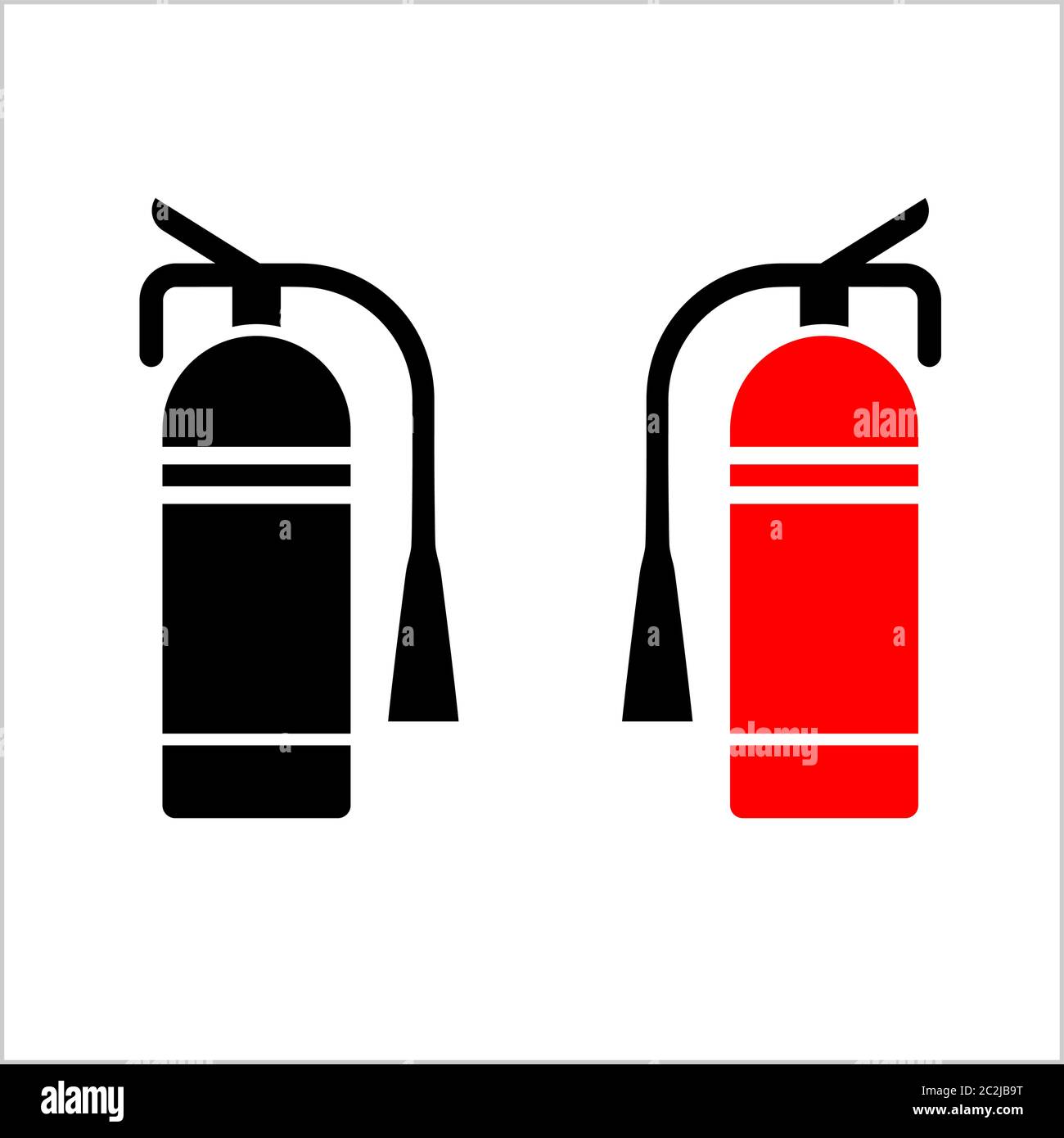 Fire Extinguisher Icon Vector Art Illustration Stock Vector Image & Art ...