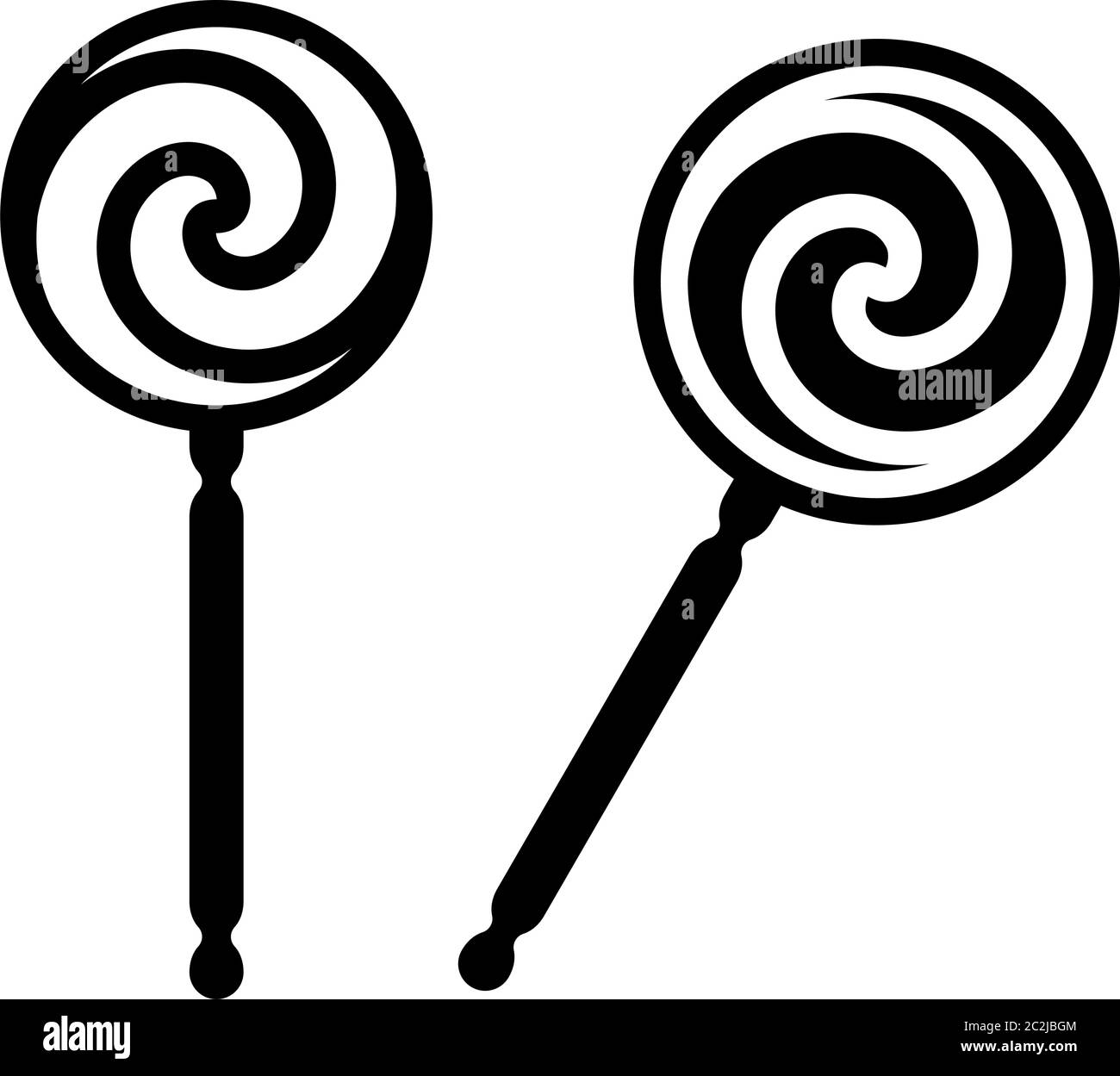 lollipop swirl outline