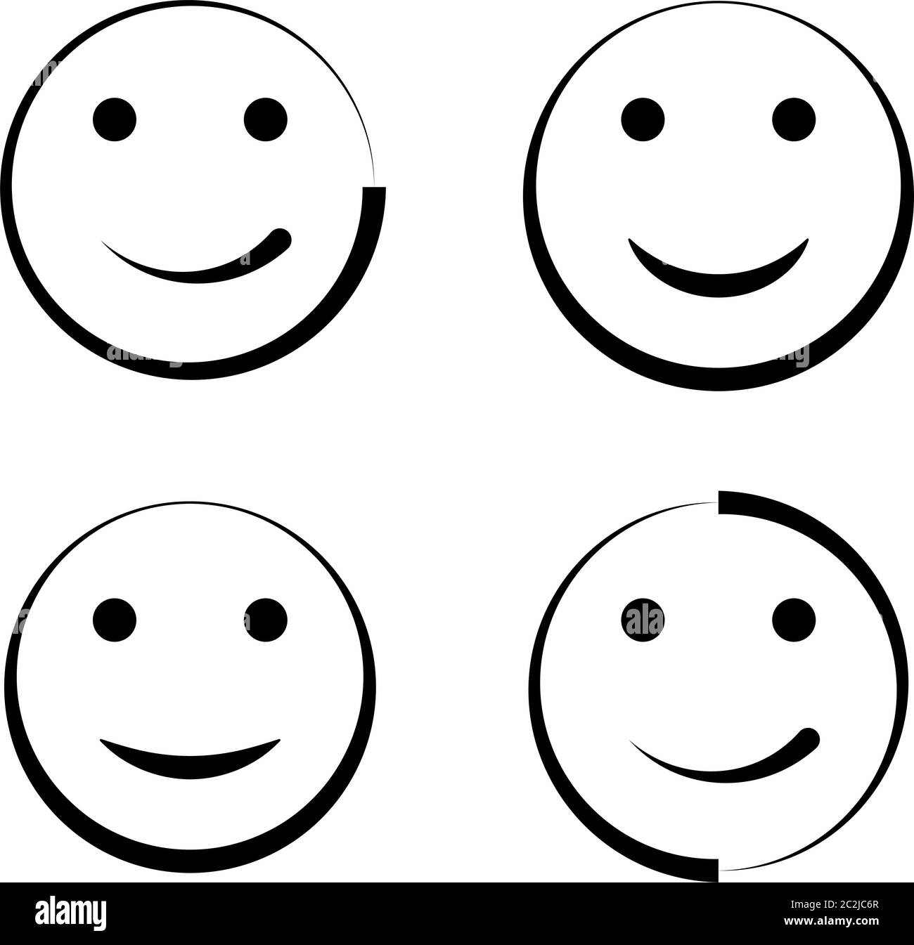 Happy Icon, Smiley Face Icon Vector Art Illustration Stock Vector Image ...