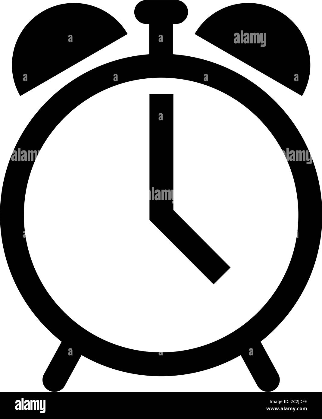 Alarm Clock Icon Vector Art Illustration Stock Vector Image & Art - Alamy