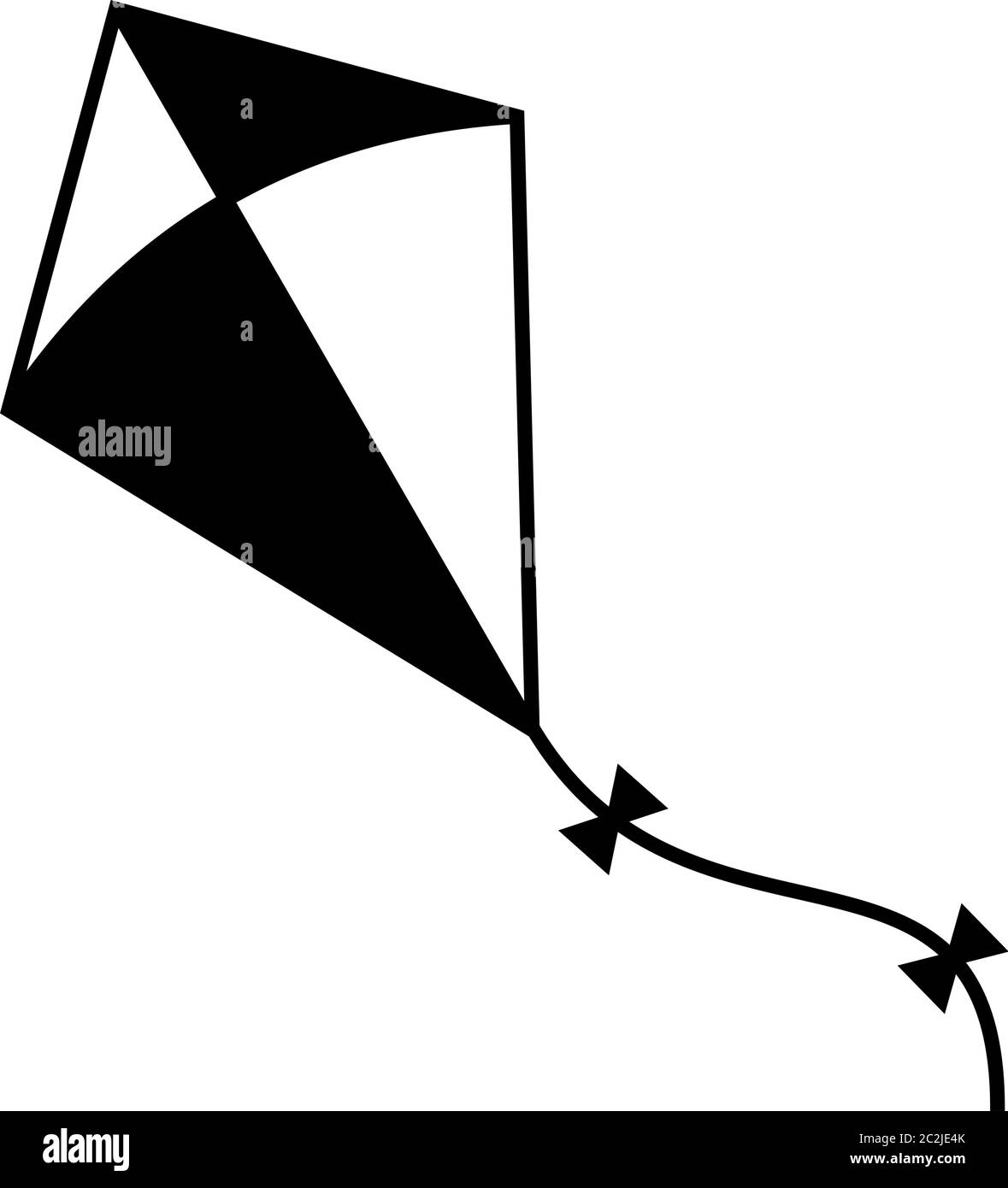 Kite Icon, Design Vector Art Illustration Stock Vector Image & Art - Alamy