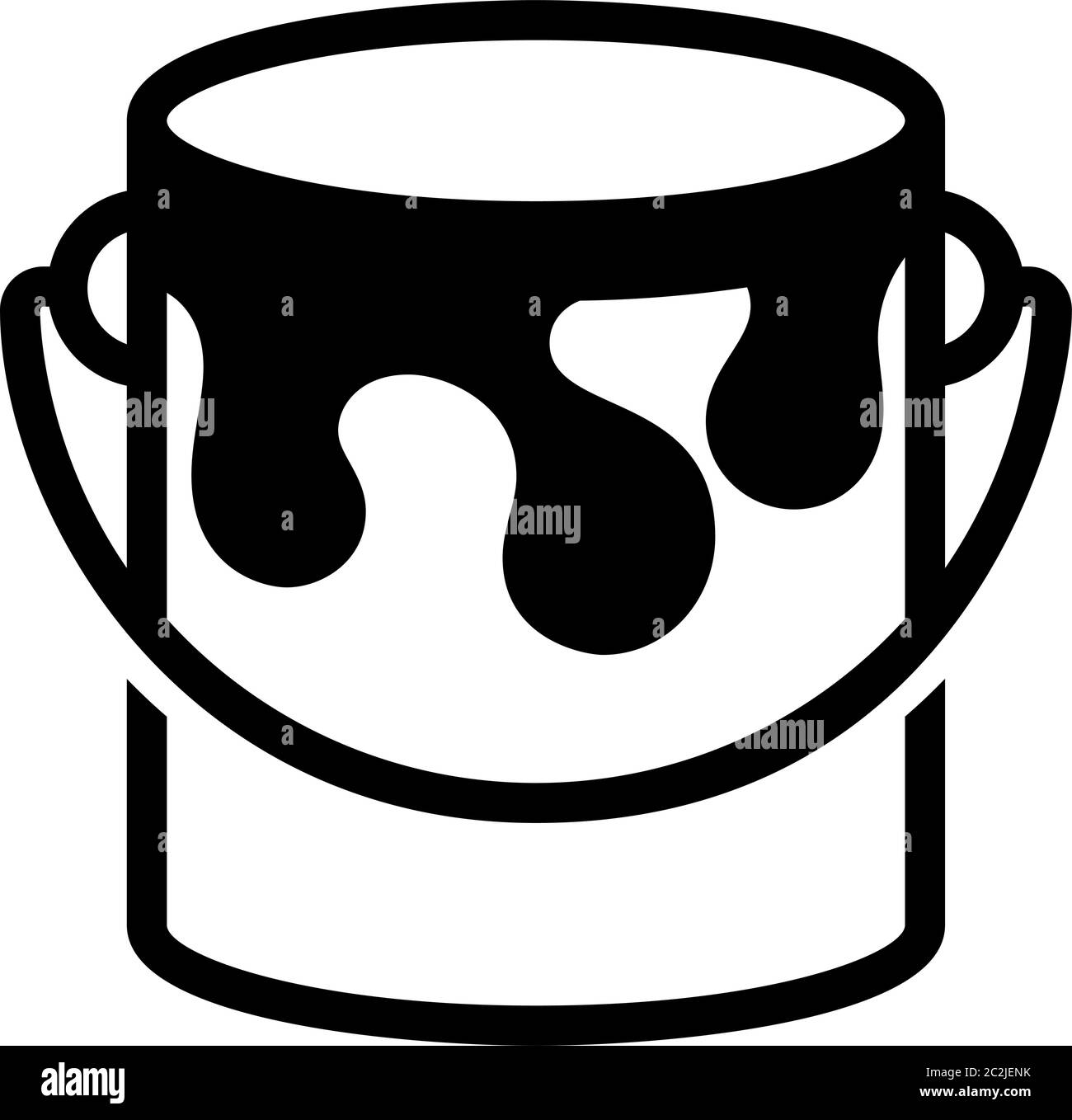 Paint Can Clip Art Black And White