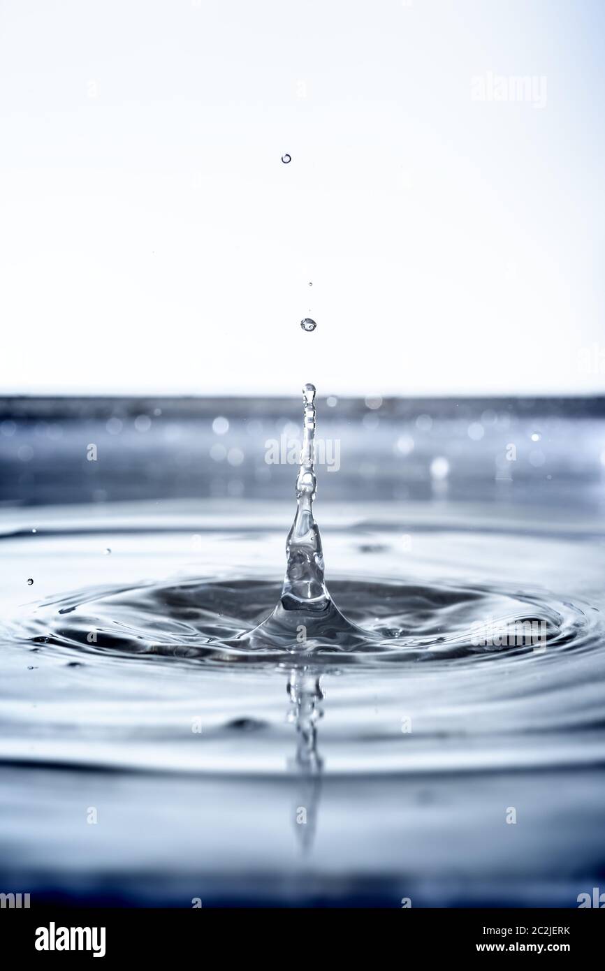 water drop background Stock Photo