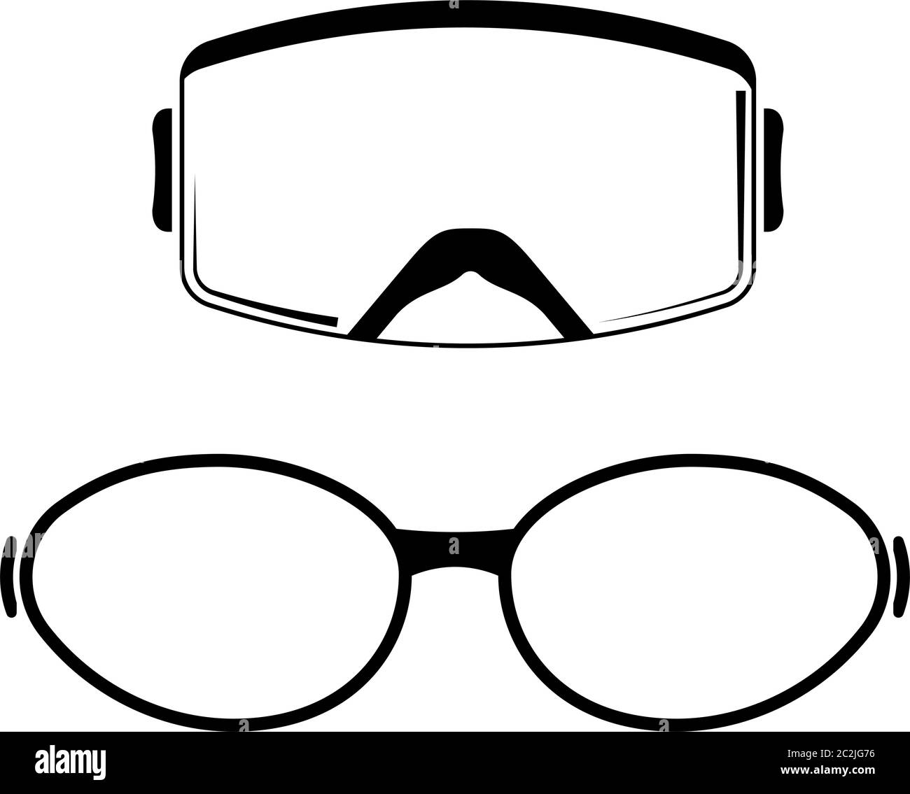 Goggle Icon, Goggle Vector Art Illustration Stock Vector Image & Art Alamy