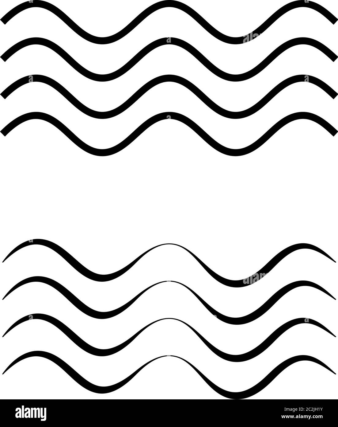 water wave icon white