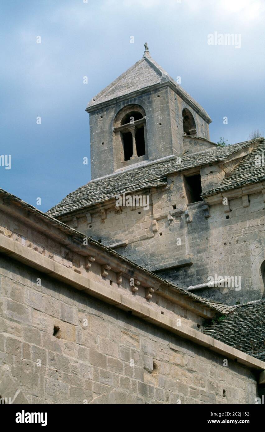 Vaucluse Provence France Senanque Abbey - Cistercian Monks Who Lived Here Lived Under the Simplistic Rule of St Benedict Stock Photo
