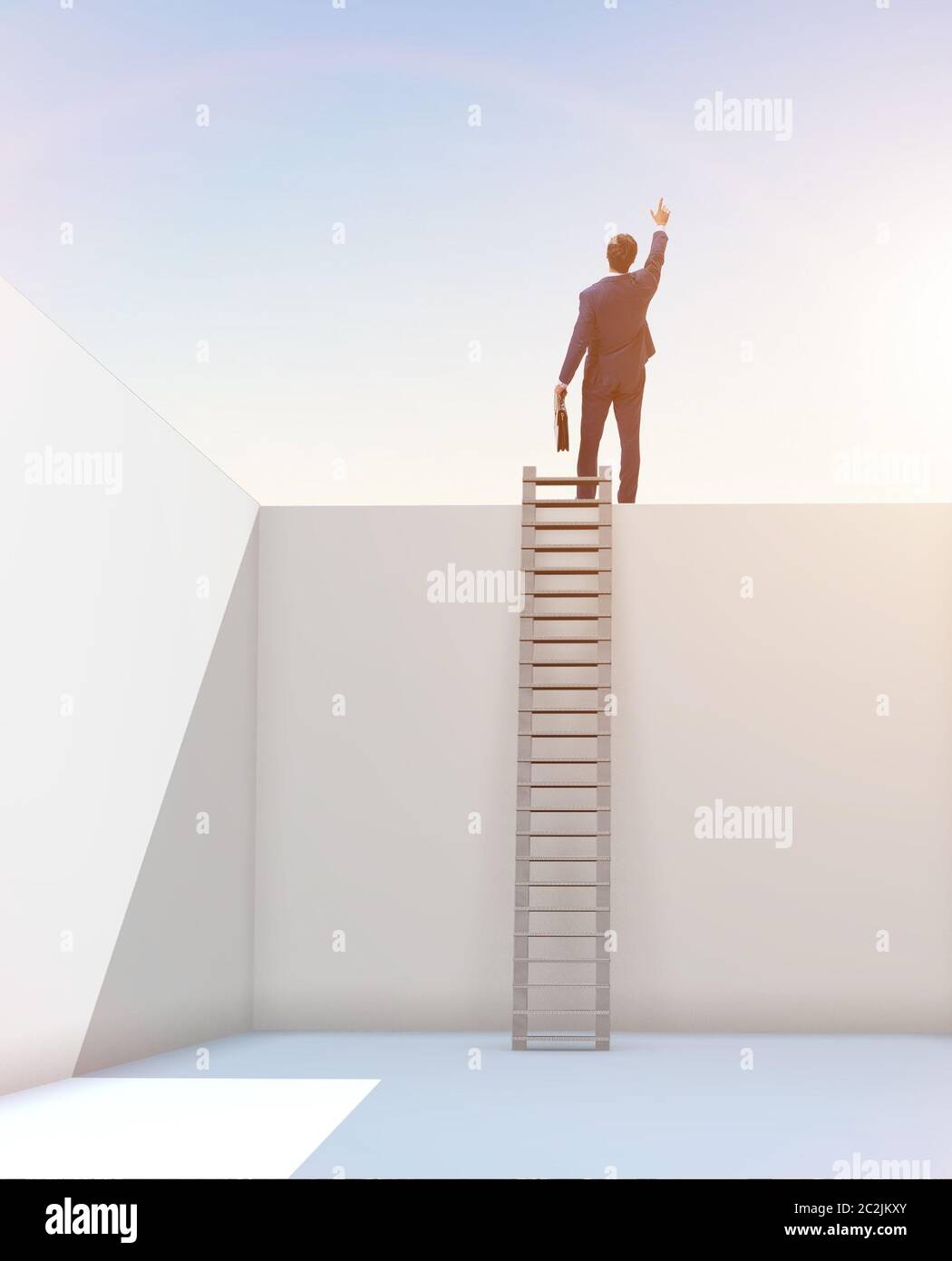 Avoiding ladder hi-res stock photography and images - Alamy