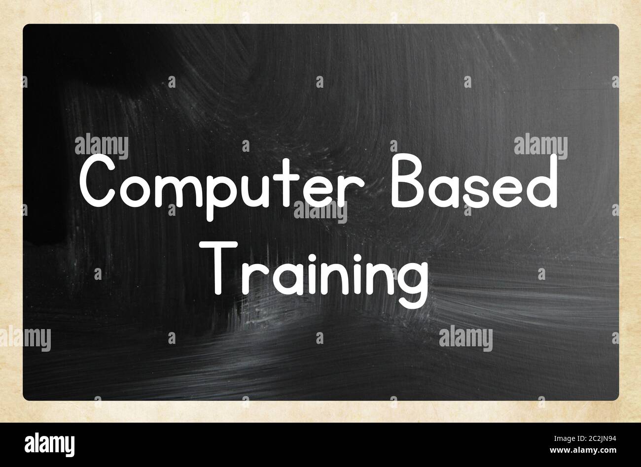 computer based training Stock Photo