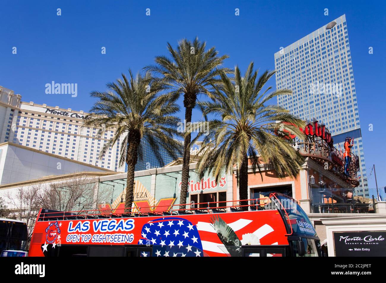 Tour Bus, Las Vegas, Nevada, USA Stock Photo Alamy
