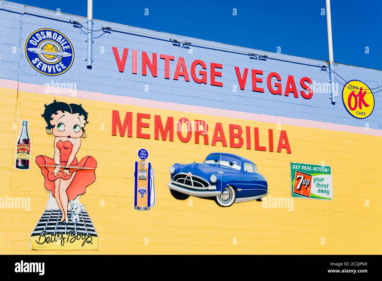 Antique store on Las Vegas Boulevard, Las Vegas, Nevada, USA, North