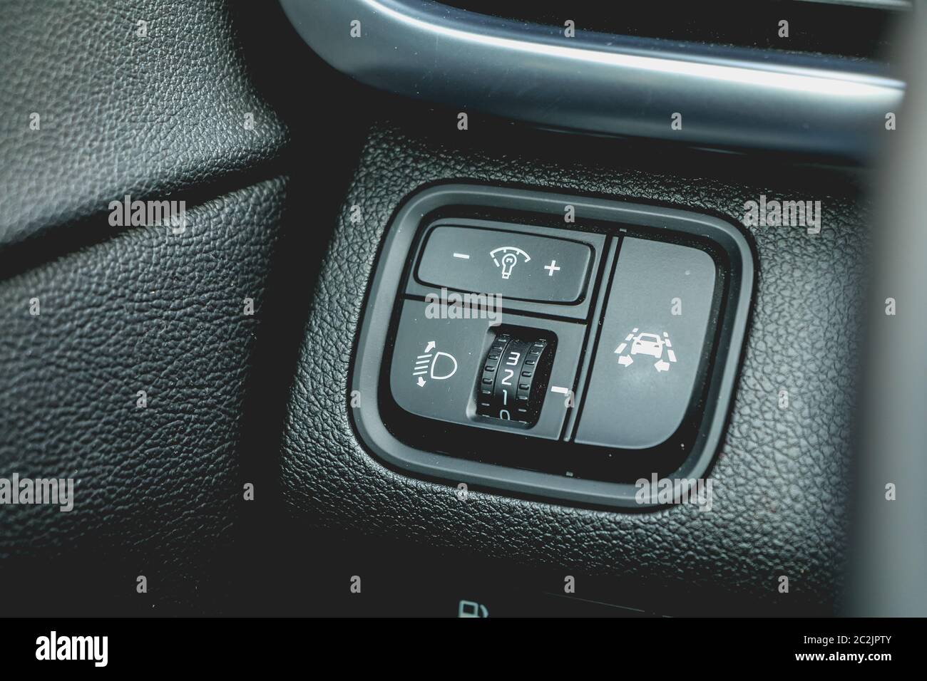 Car inside light Adjustment Memory Closeup Stock Photo Alamy