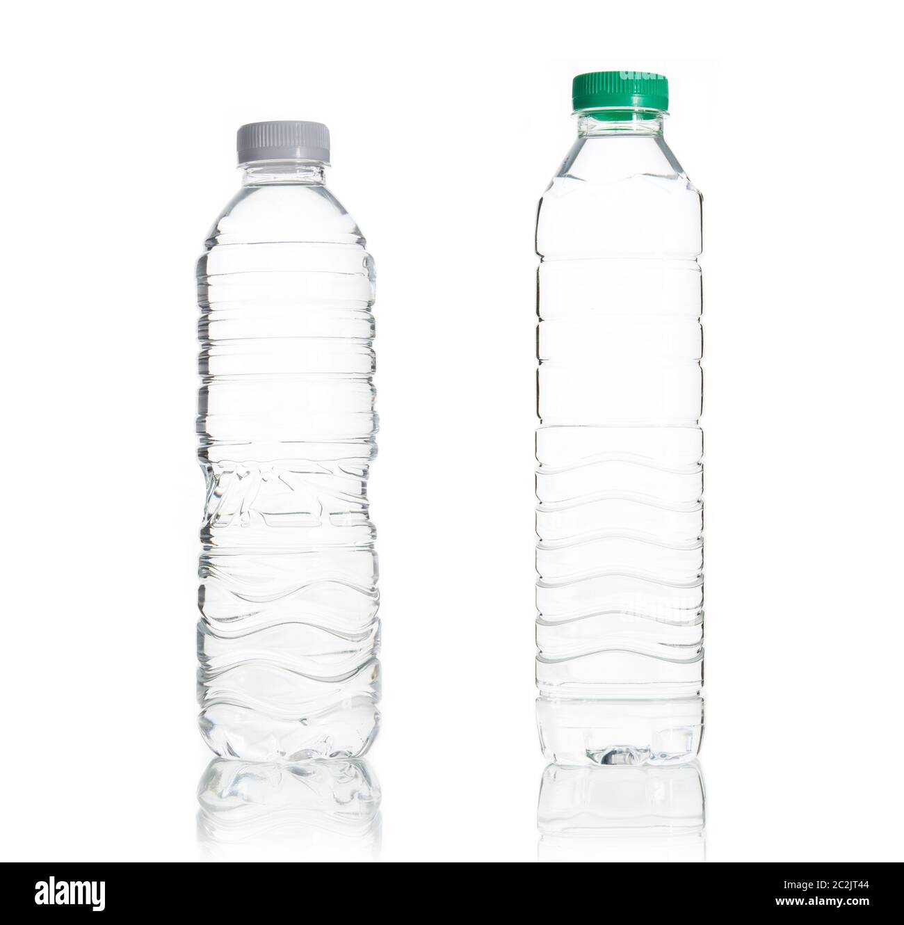 Plastic water bottle isolate on over white background Stock Photo - Alamy