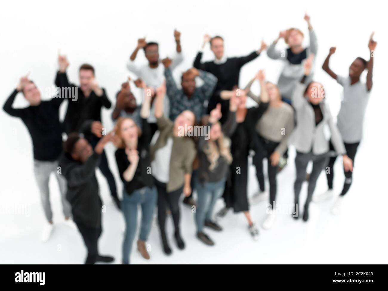 group of diverse young people looking at the camera Stock Photo - Alamy