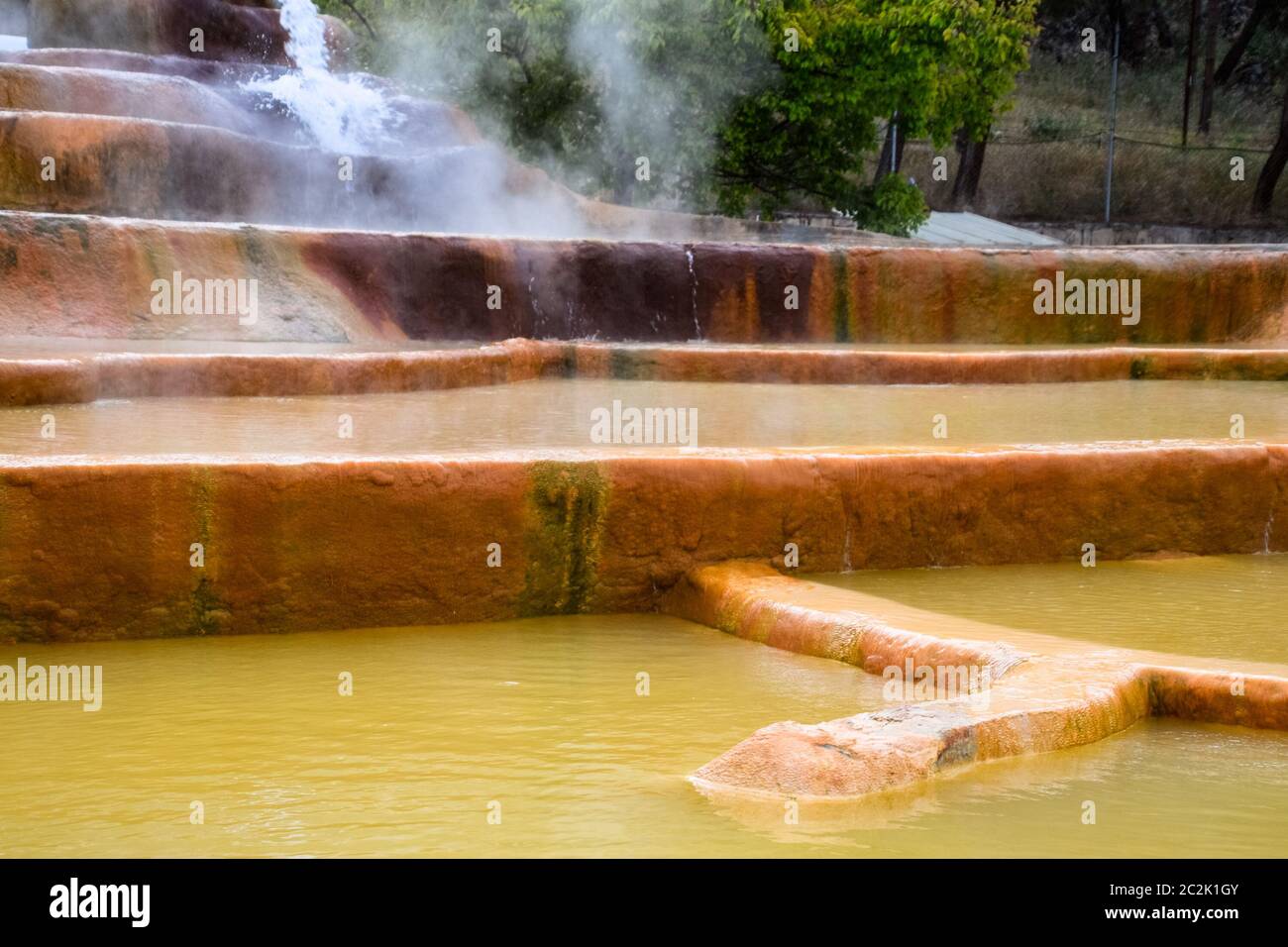 Hot spring mineral medicinal water. balneotherapy center Stock Photo ...