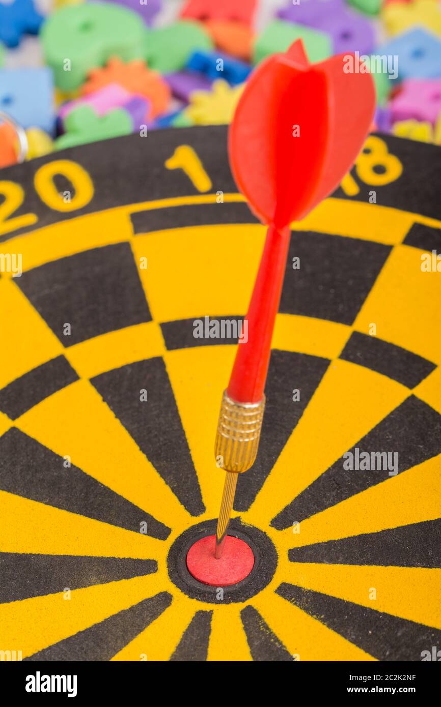 a dartboard - symbolfoto Stock Photo