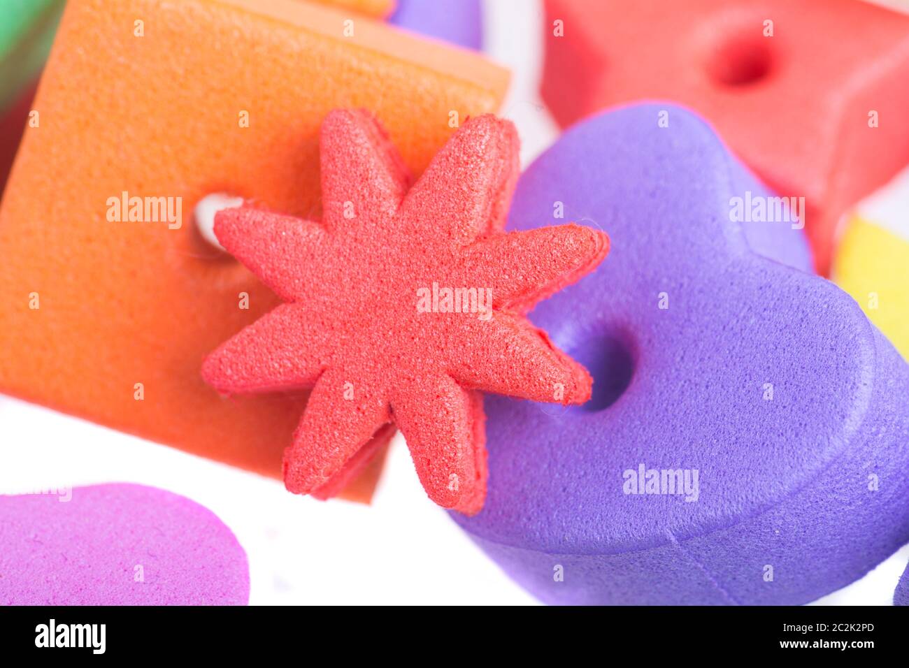a colorful foam puzzle Stock Photo - Alamy