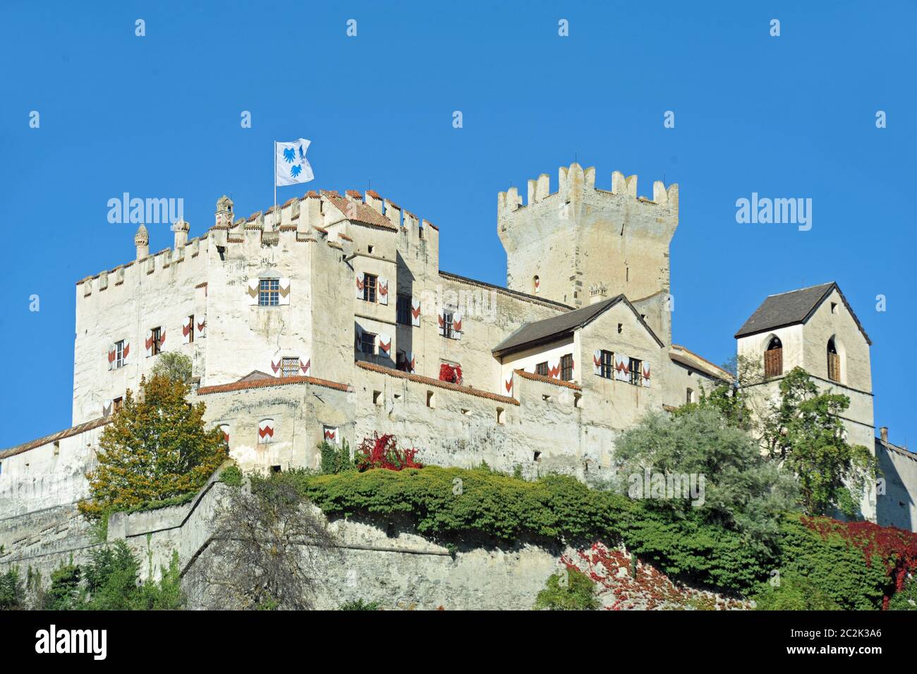 Churburg Castel Coira in Schluderns Stock Photo