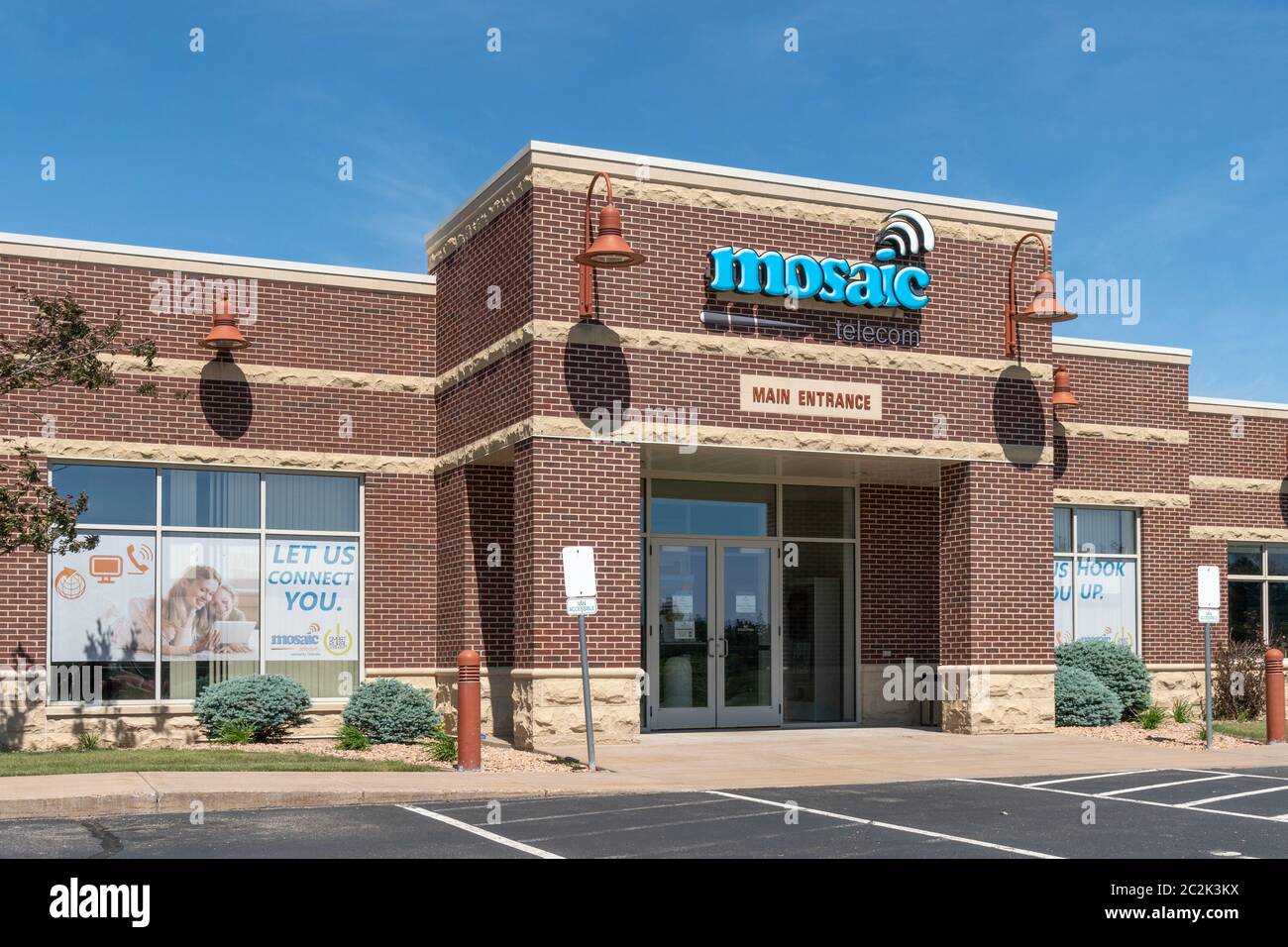 CAMERON, WI/USA JUNE 14, 2020 Mosaic headquarters exterior