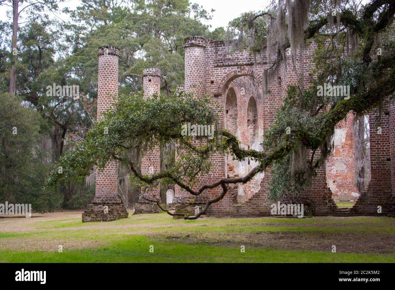 The Old Shelton Church ruins in Yemassee, SC is a mustsee destination