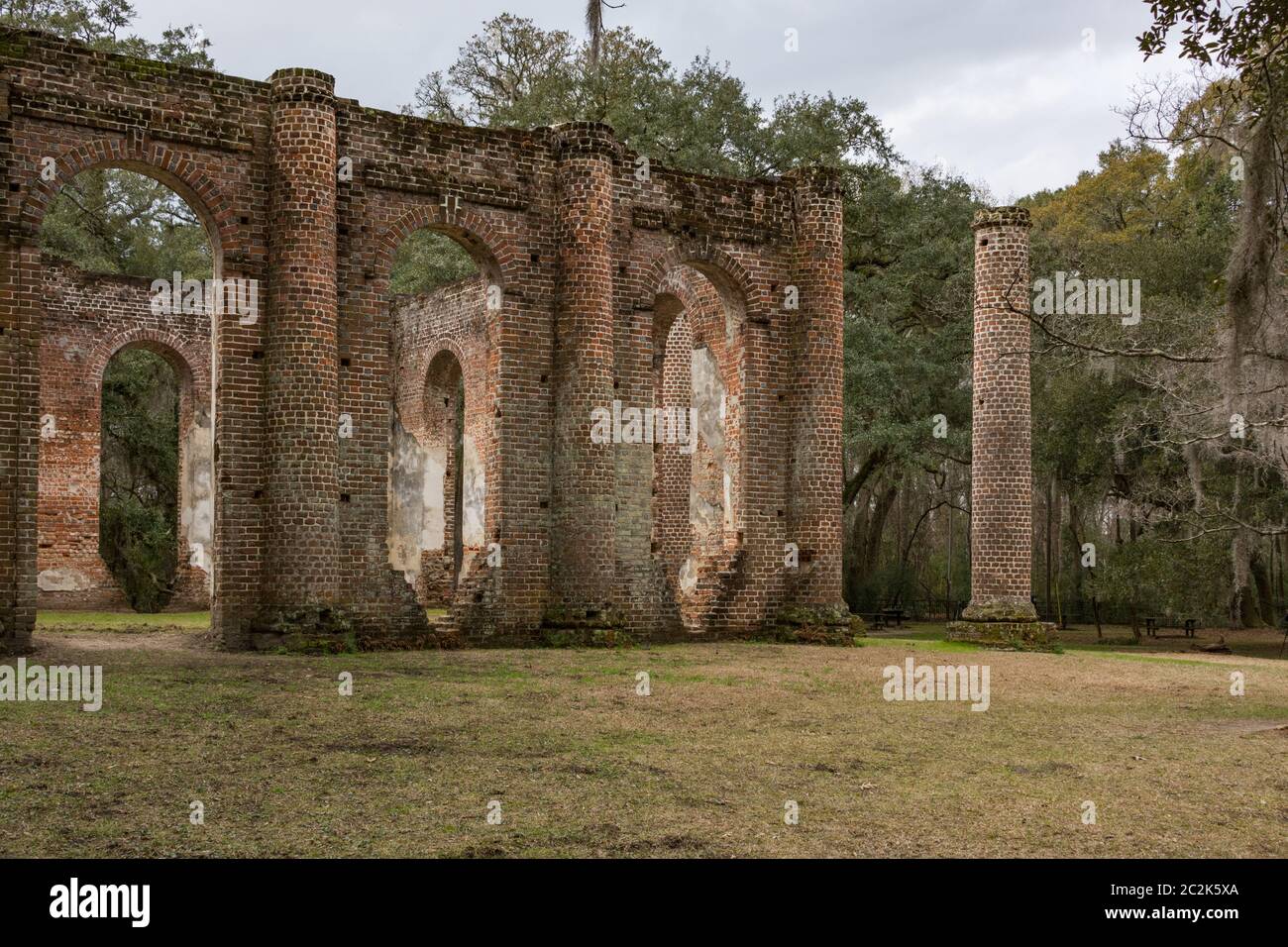 The Old Shelton Church ruins in Yemassee, SC is a mustsee destination