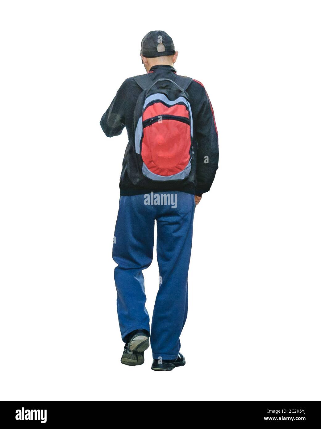 Isolated Man Photo on White Background Stock Photo