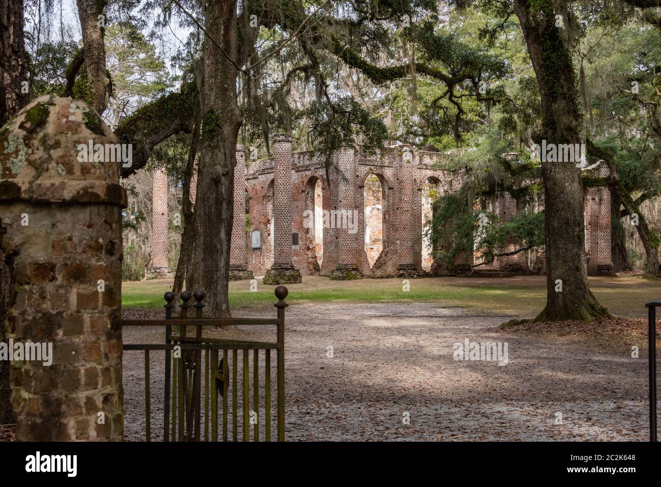The Old Shelton Church ruins in Yemassee, SC is a mustsee destination when visiting Beaufort