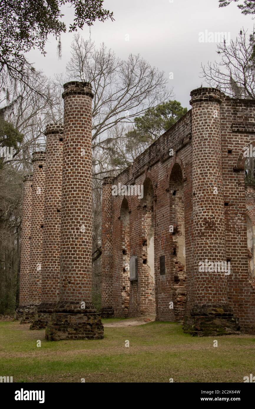The Old Shelton Church ruins in Yemassee, SC is a mustsee destination
