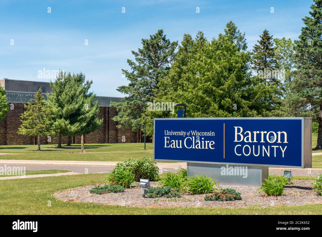 RICE LAKE, WI/USA JUNE 14,2020 University of Wisconsin Eau Claire