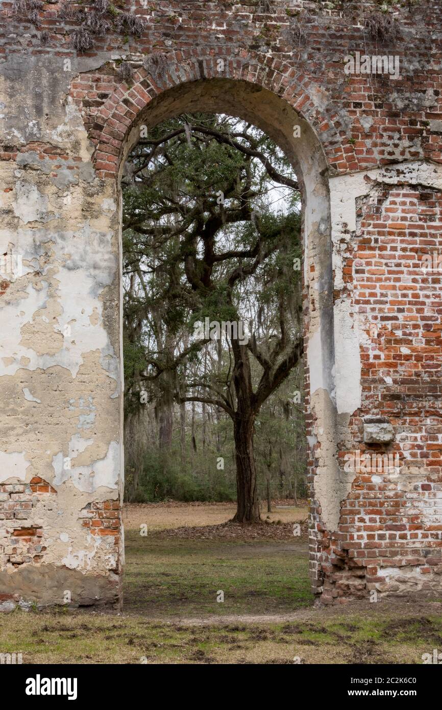 The Old Shelton Church ruins in Yemassee, SC is a mustsee destination
