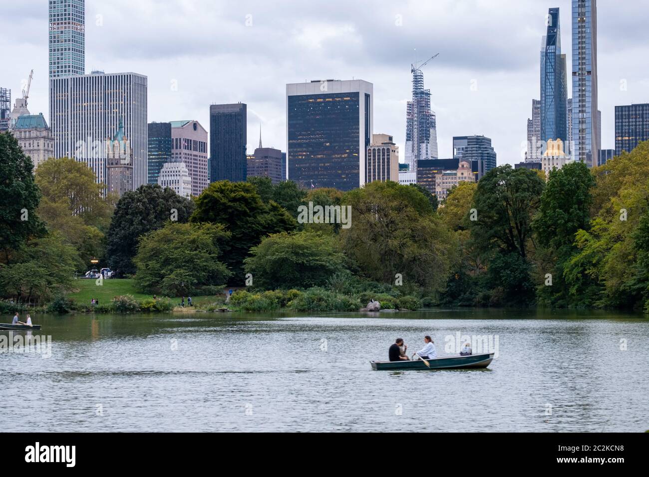 Early autumn color in Central Park South Stock Photo - Alamy