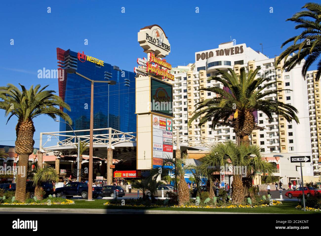 Polo Towers & Planet Hollywood Westgate Tower, Las Vegas, Nevada, USA Stock  Photo - Alamy
