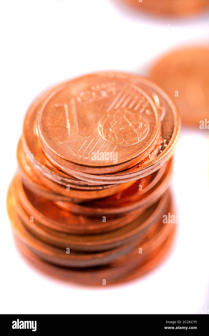 coins in closeup Stock Photo - Alamy