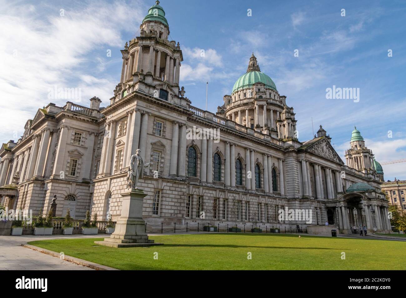 Belfast City Hall in Belfast, Northern Ireland, UK, Europe Stock Photo