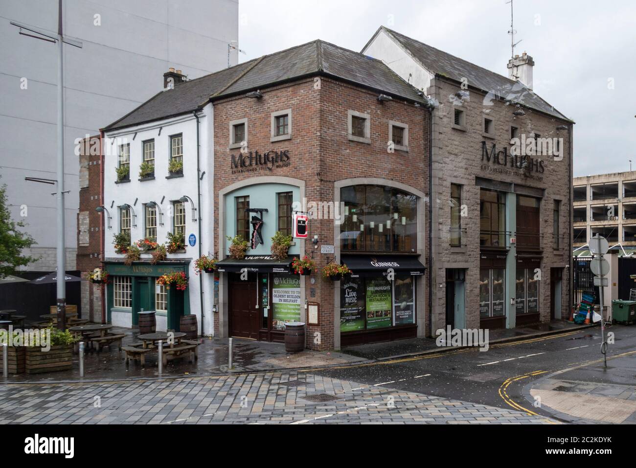 McHugh's Bar and Restaurant in Belfast, Northern Ireland, UK, Europe Stock Photo