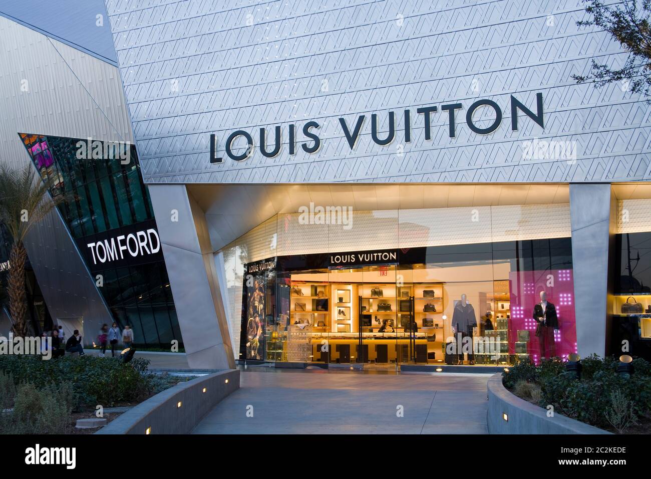 Louis Vuitton store, in Crystals Shopping Centre, Las Vegas Stock
