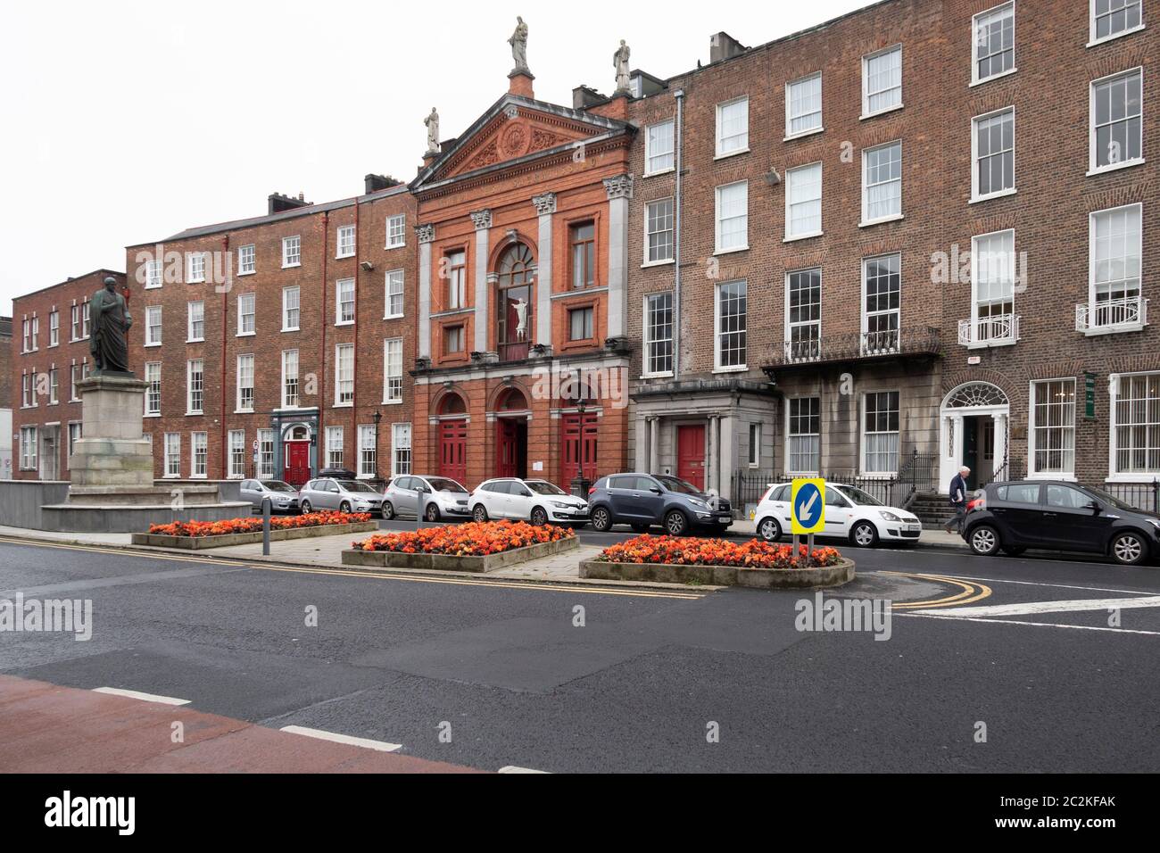 Sacred Heart Catholic Church next to the Limerick Tutorial College in Limerick, Republic of Ireland, Europe Stock Photo