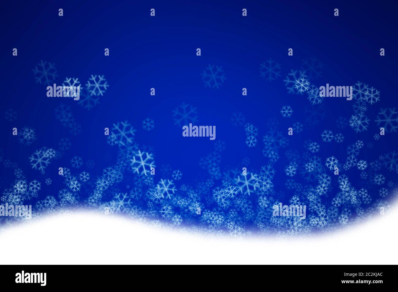 Snowflakes blue background hi-res stock photography and images - Alamy