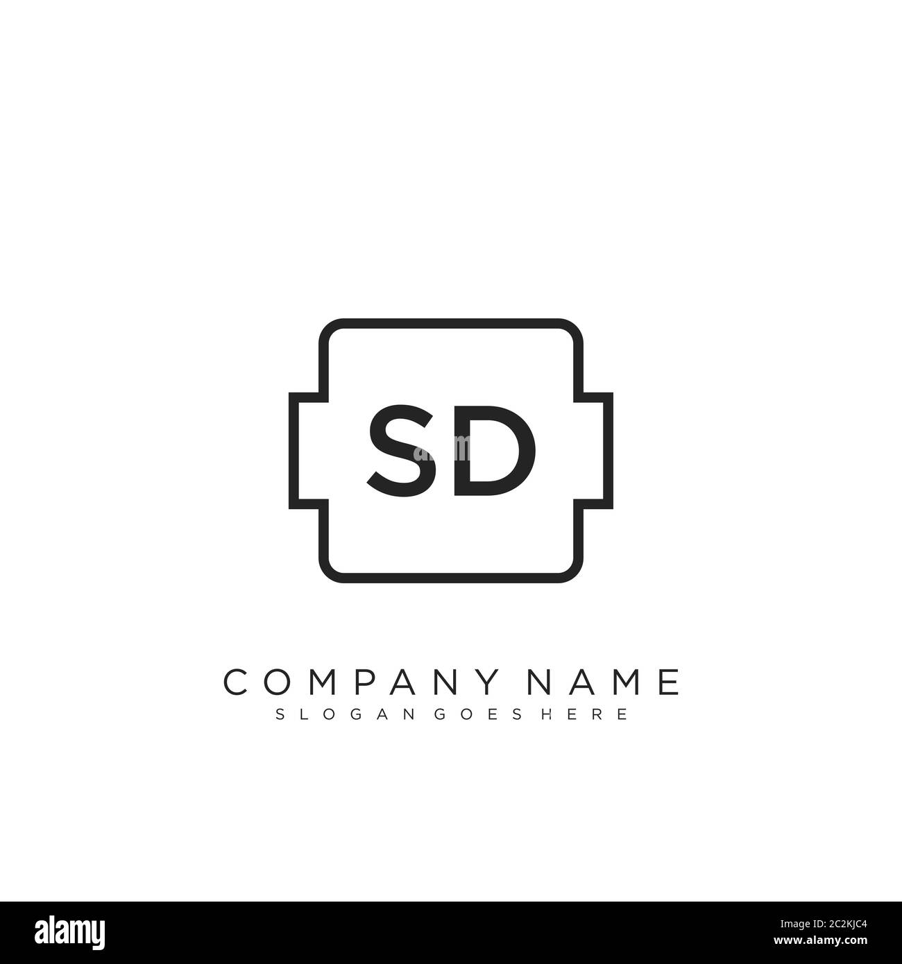Letter sd vector vectors hi-res stock photography and images - Alamy
