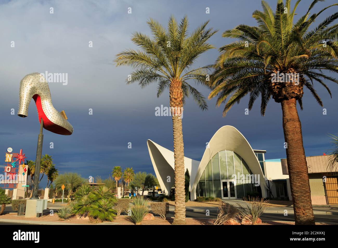 Neon Museum, Downtown District, Las Vegas, Nevada, USA Stock Photo