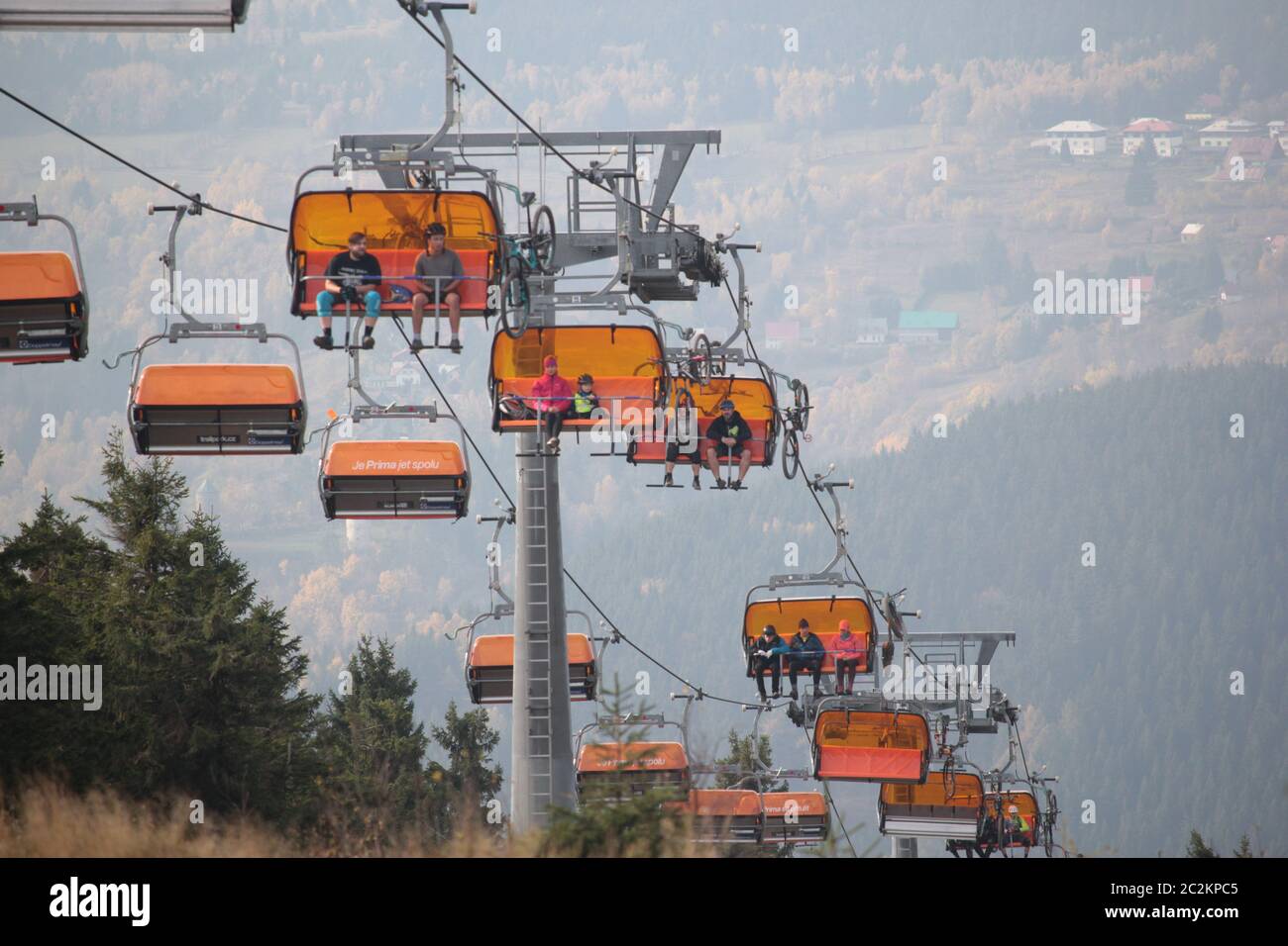 chairlift Stock Photo