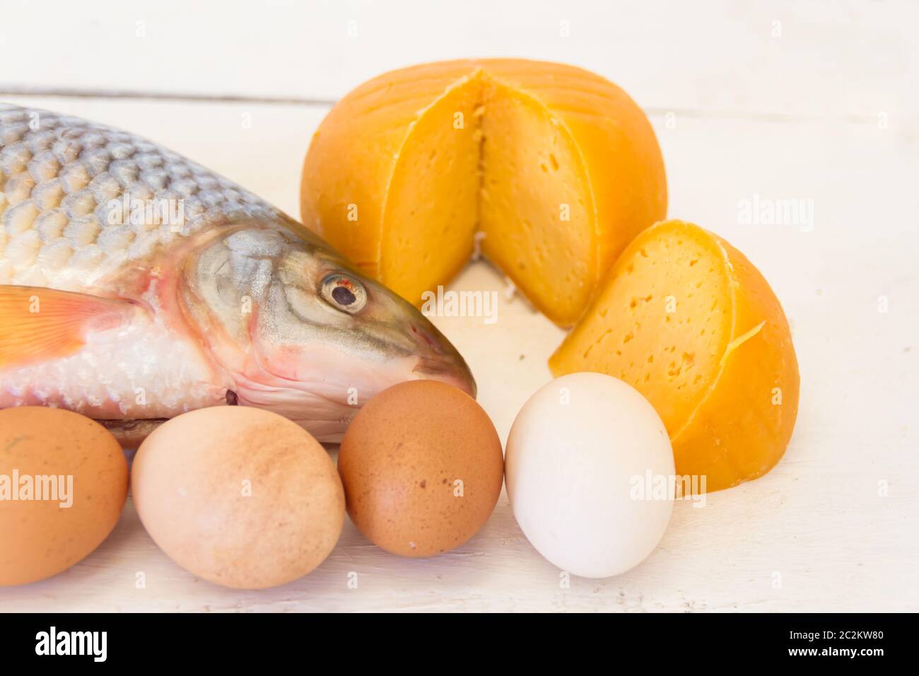Meat fish eggs milk hires stock photography and images Alamy