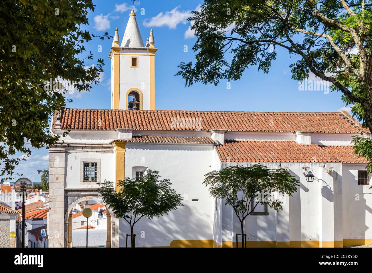 Church of St. Mamede, Ã‰vora, Portugal Stock Photo