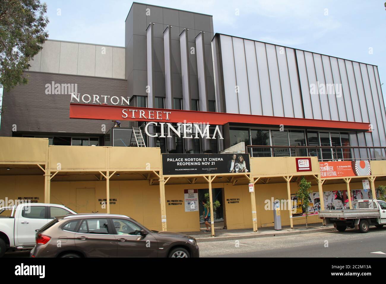 Palace Cinemas Norton Street Cinema in Leichhardt is undergoing renovations  before reopening on 21 November Stock Photo - Alamy