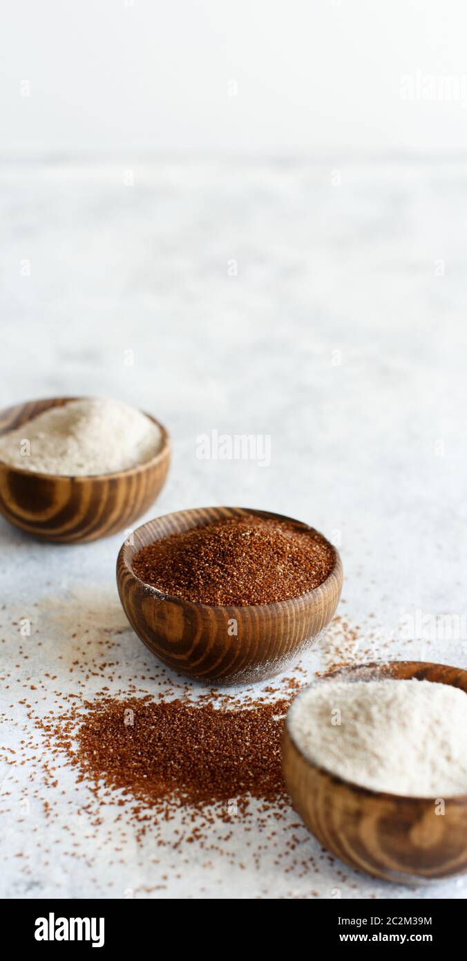 Teff flour grain hi-res stock photography and images - Alamy