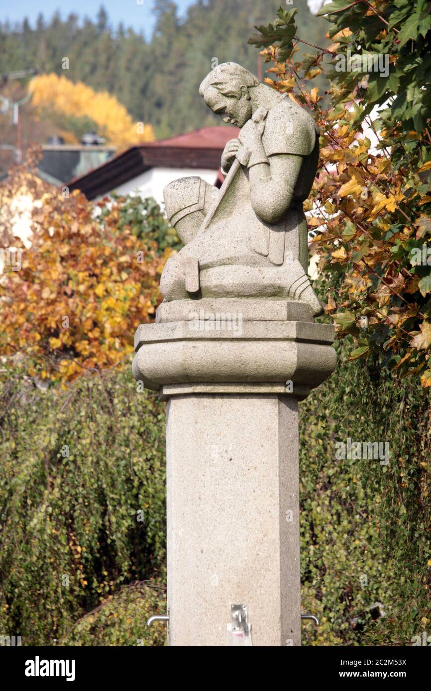 sculpture in spa Königswart Stock Photo