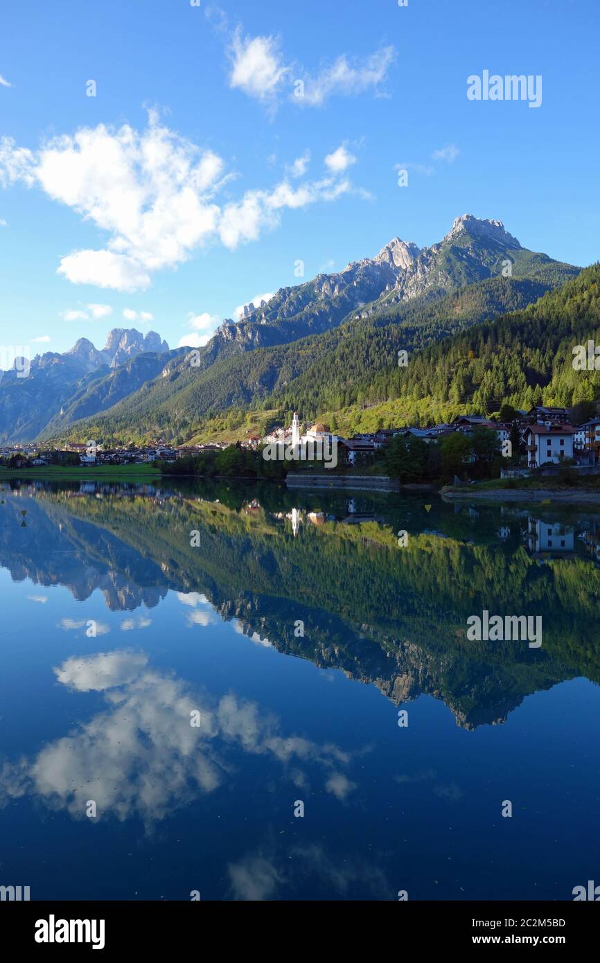 Lago di Santa Caterina in Italy Stock Photo