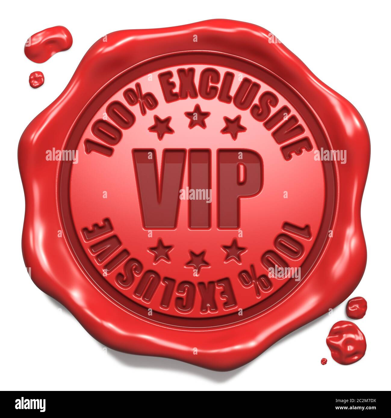 VIP icon blue, isolated on white background Stock Photo - Alamy