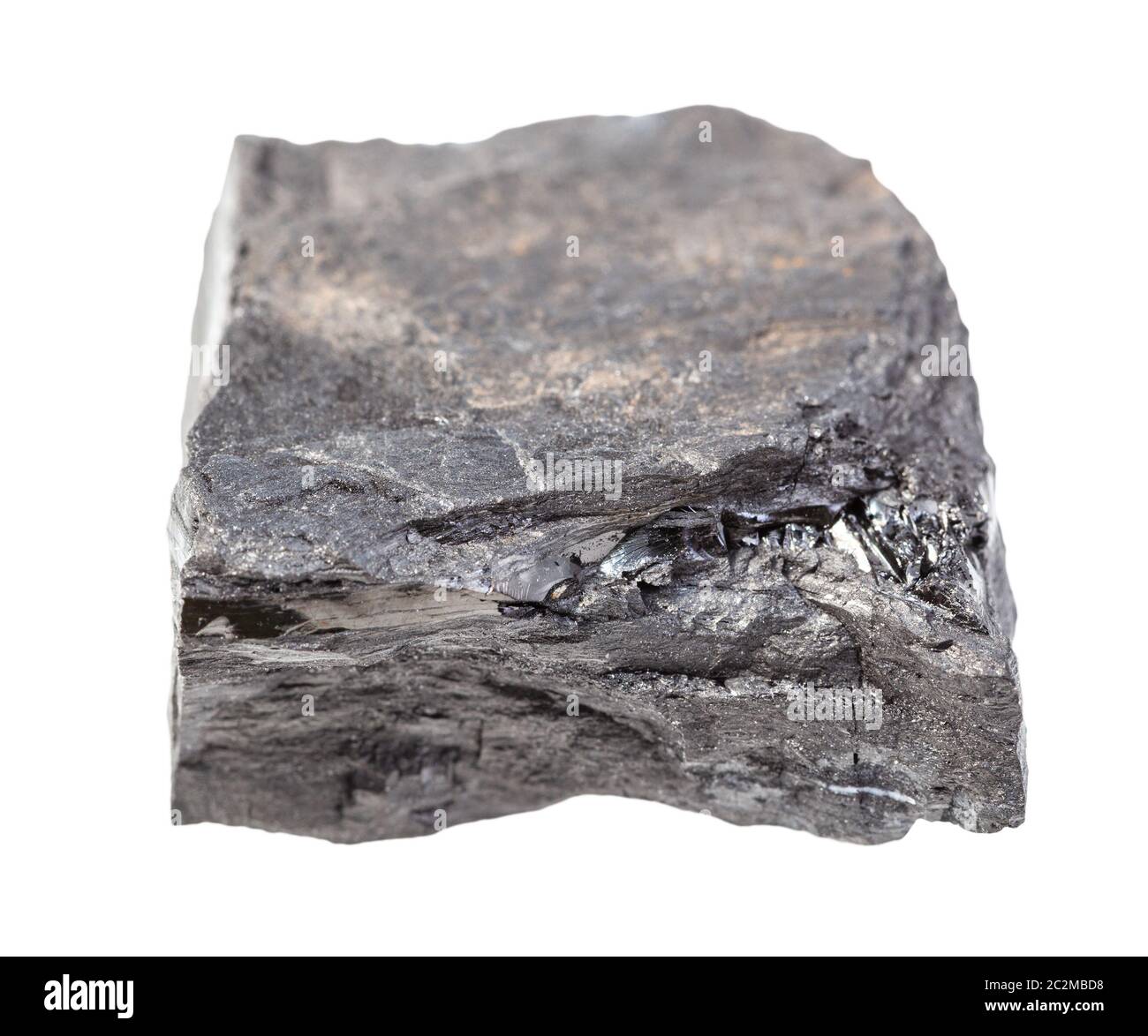 closeup of sample of natural mineral from geological collection rough