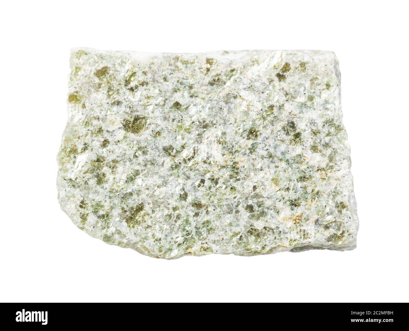 closeup of sample of natural mineral from geological collection